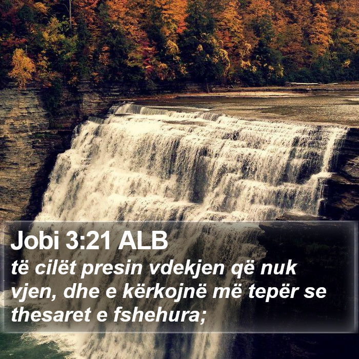 Jobi 3:21 ALB Bible Study