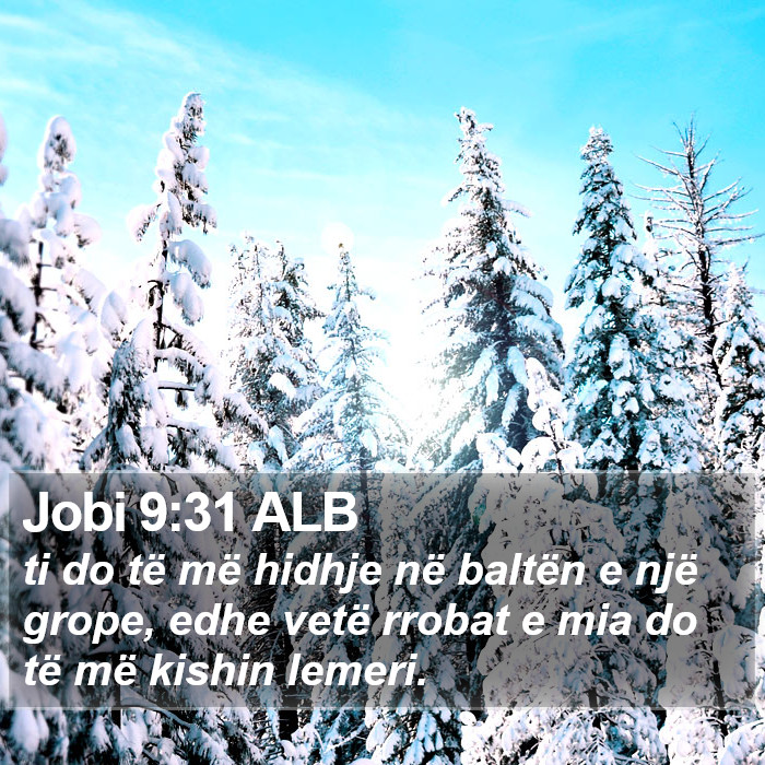 Jobi 9:31 ALB Bible Study