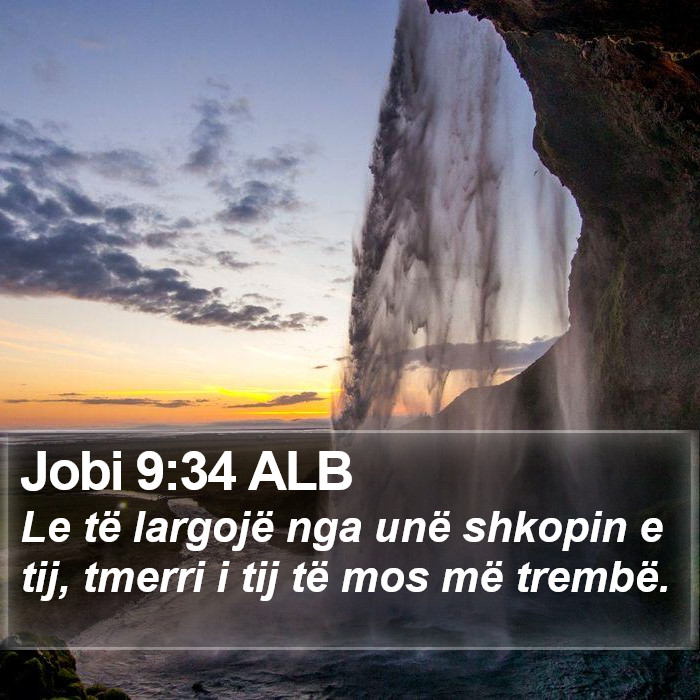 Jobi 9:34 ALB Bible Study