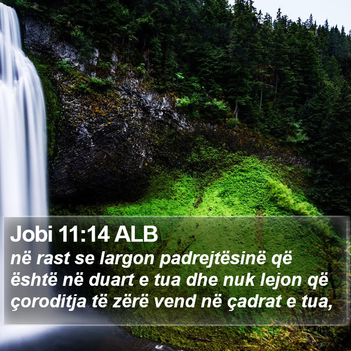 Jobi 11:14 ALB Bible Study