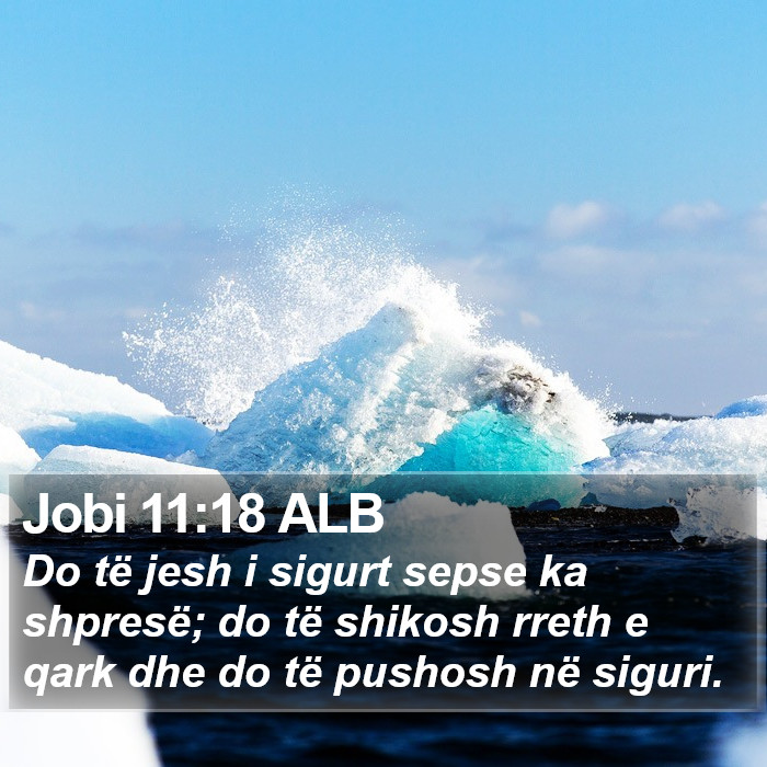 Jobi 11:18 ALB Bible Study