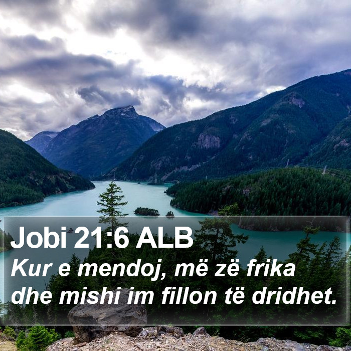 Jobi 21:6 ALB Bible Study