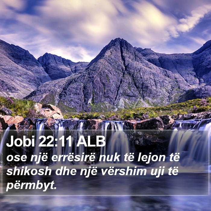 Jobi 22:11 ALB Bible Study