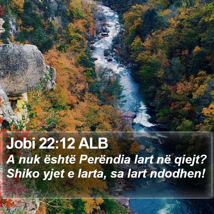 Jobi 22:12 ALB Bible Study