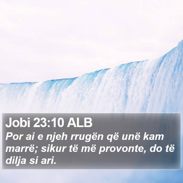 Jobi 23:10 ALB Bible Study