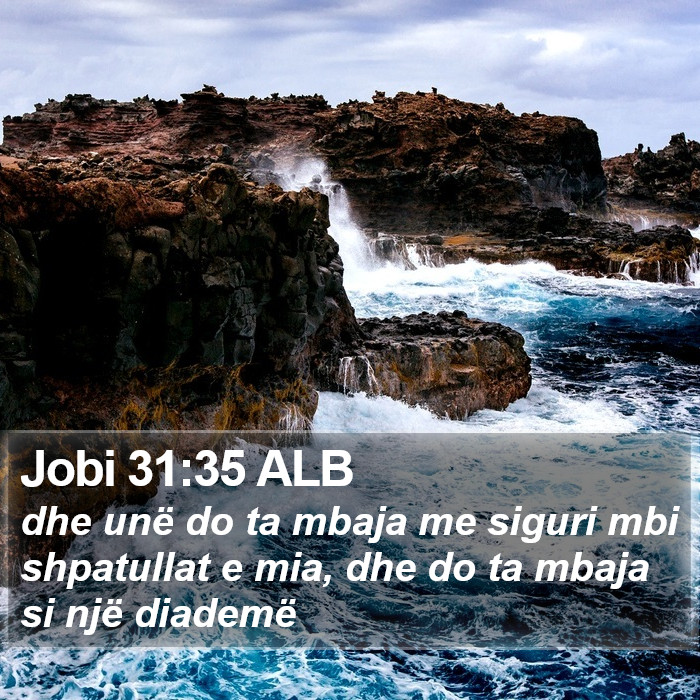 Jobi 31:35 ALB Bible Study