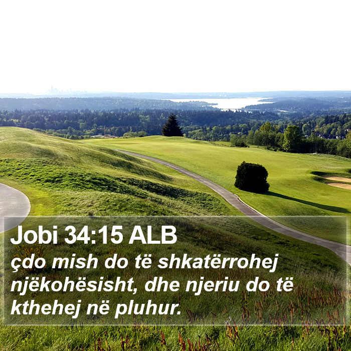 Jobi 34:15 ALB Bible Study