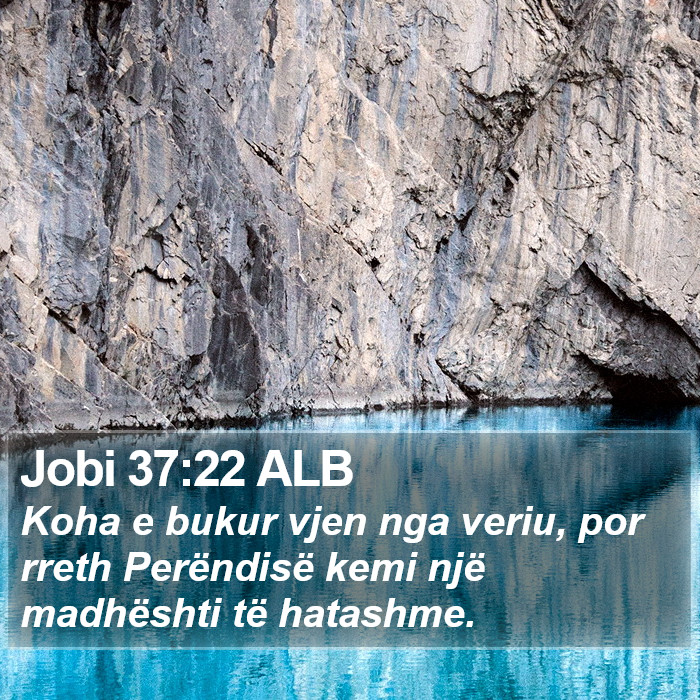 Jobi 37:22 ALB Bible Study