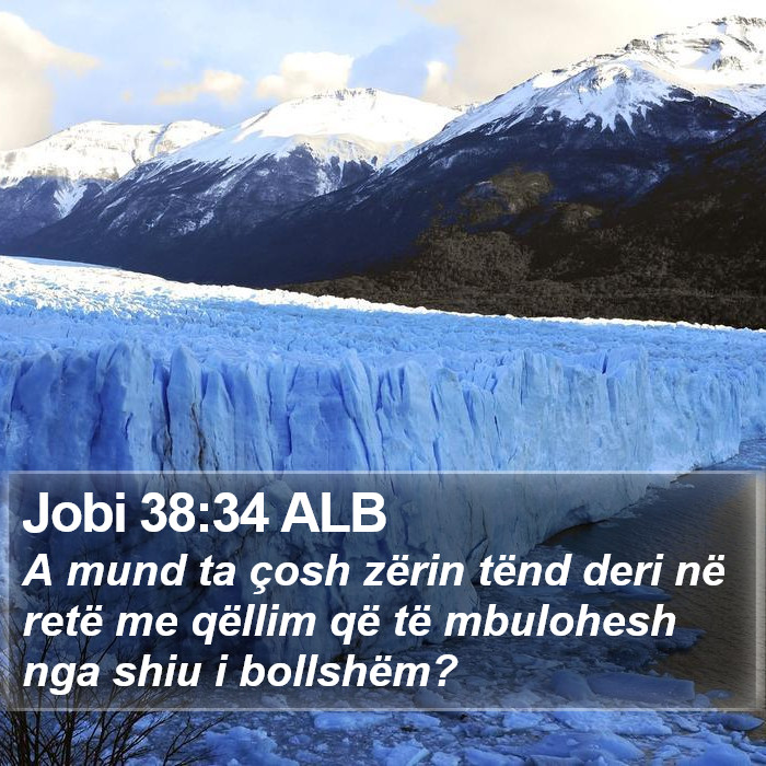Jobi 38:34 ALB Bible Study