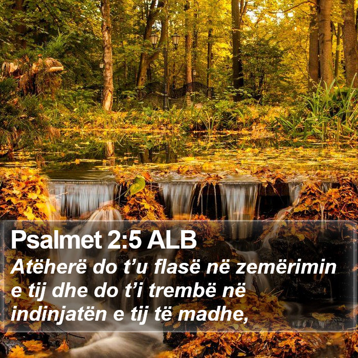 Psalmet 2:5 ALB Bible Study