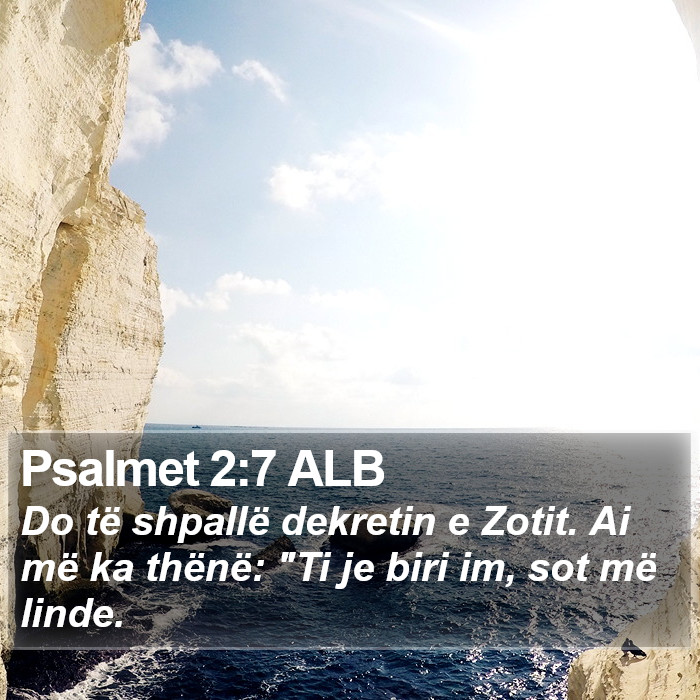 Psalmet 2:7 ALB Bible Study