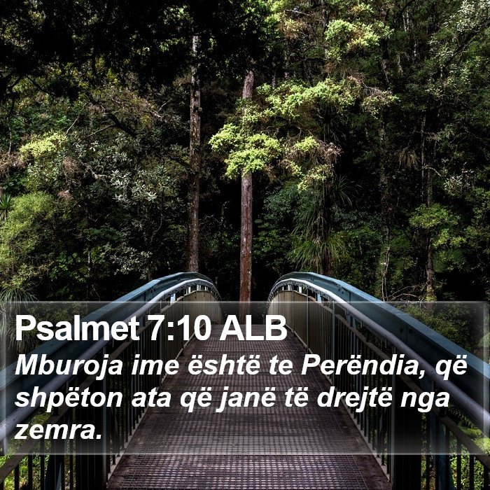 Psalmet 7:10 ALB Bible Study
