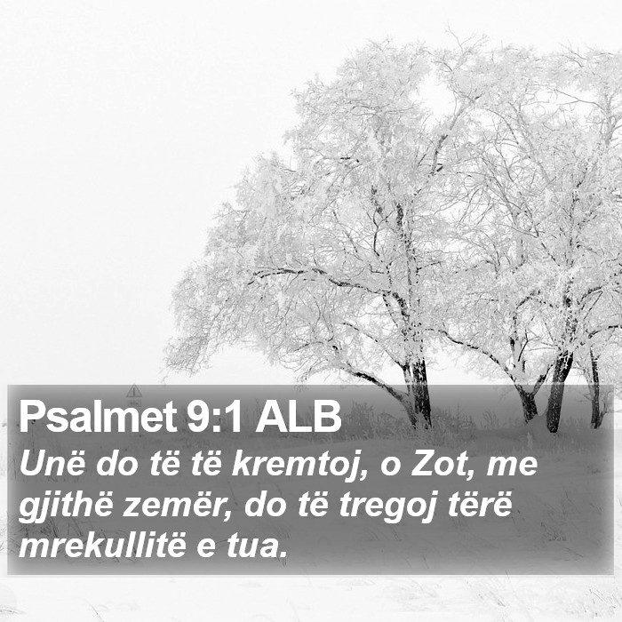 Psalmet 9:1 ALB Bible Study