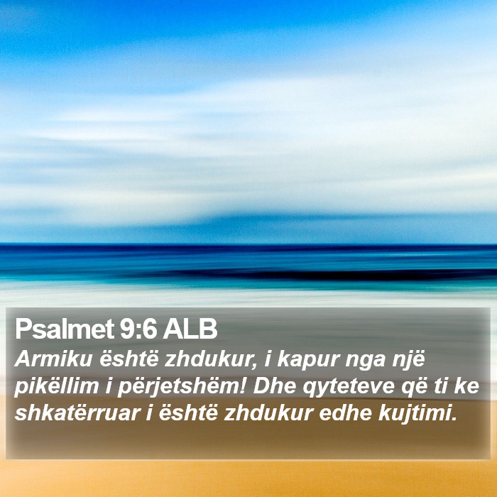 Psalmet 9:6 ALB Bible Study