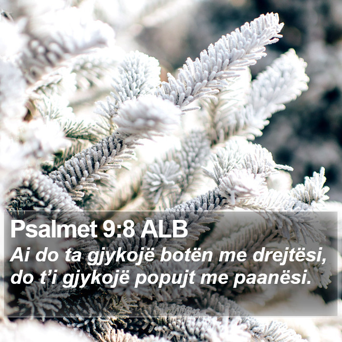 Psalmet 9:8 ALB Bible Study