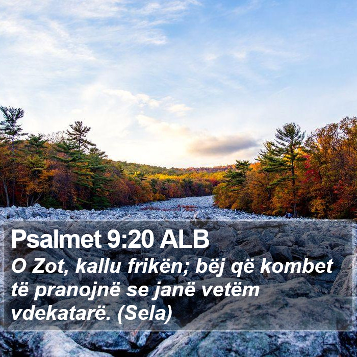 Psalmet 9:20 ALB Bible Study