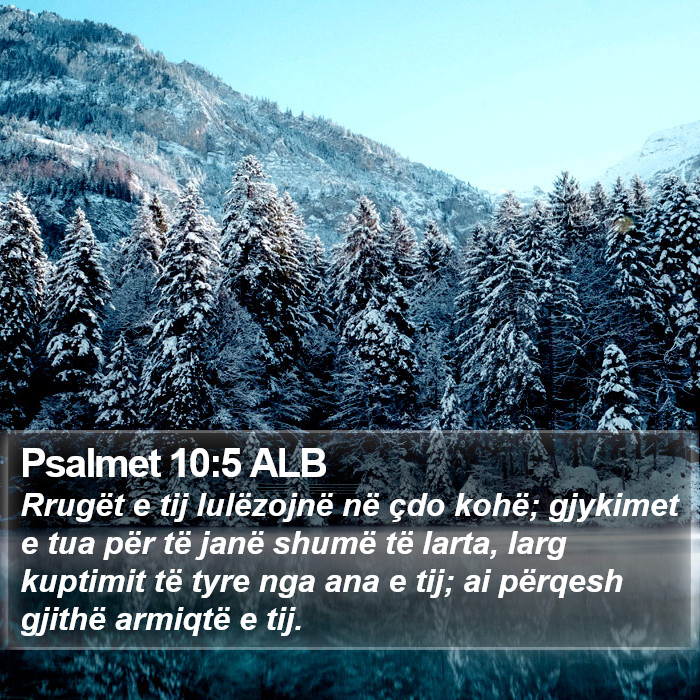 Psalmet 10:5 ALB Bible Study