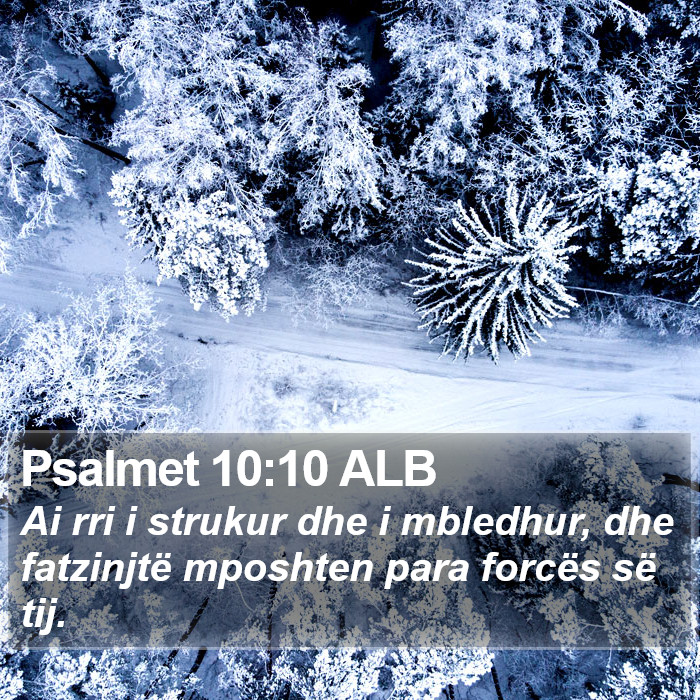 Psalmet 10:10 ALB Bible Study