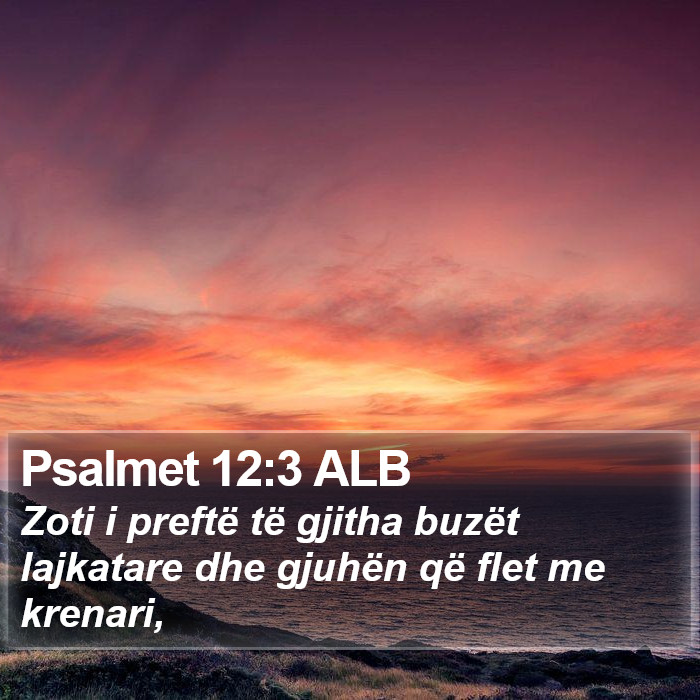 Psalmet 12:3 ALB Bible Study