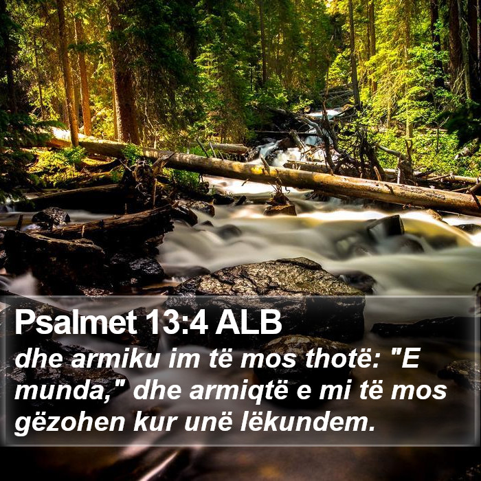 Psalmet 13:4 ALB Bible Study