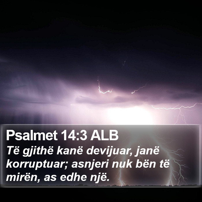 Psalmet 14:3 ALB Bible Study