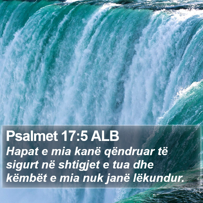 Psalmet 17:5 ALB Bible Study