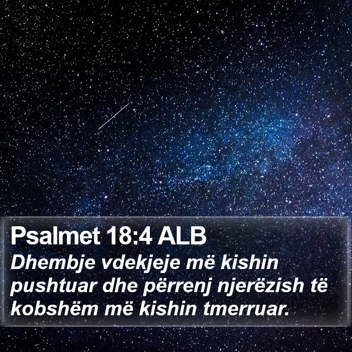 Psalmet 18:4 ALB Bible Study