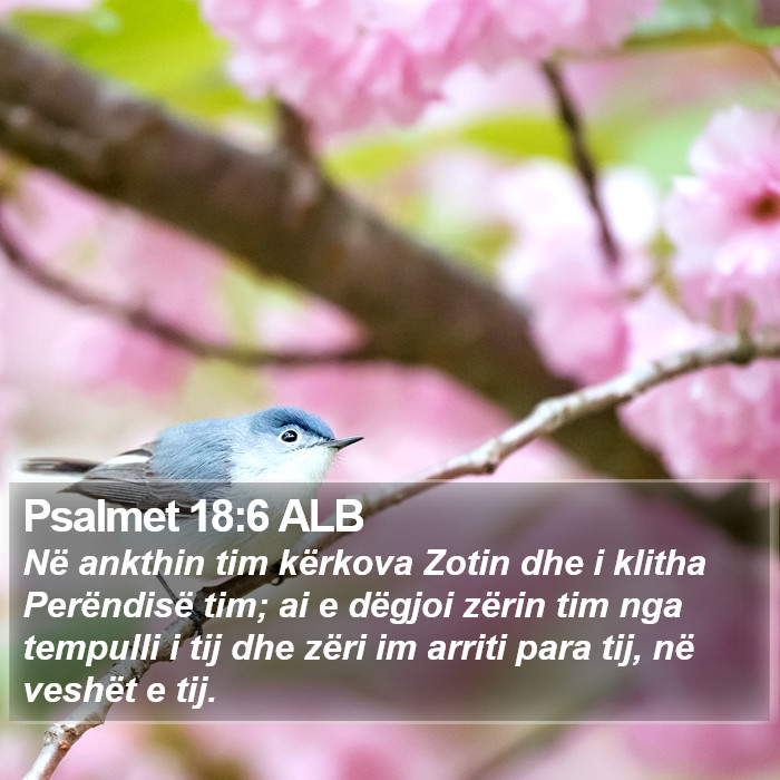 Psalmet 18:6 ALB Bible Study