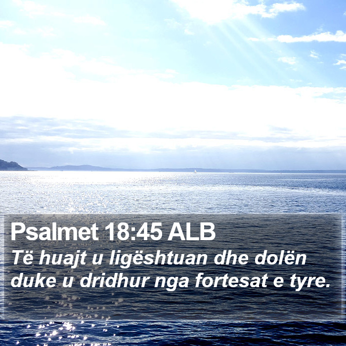 Psalmet 18:45 ALB Bible Study