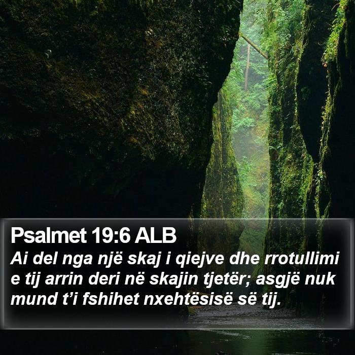 Psalmet 19:6 ALB Bible Study