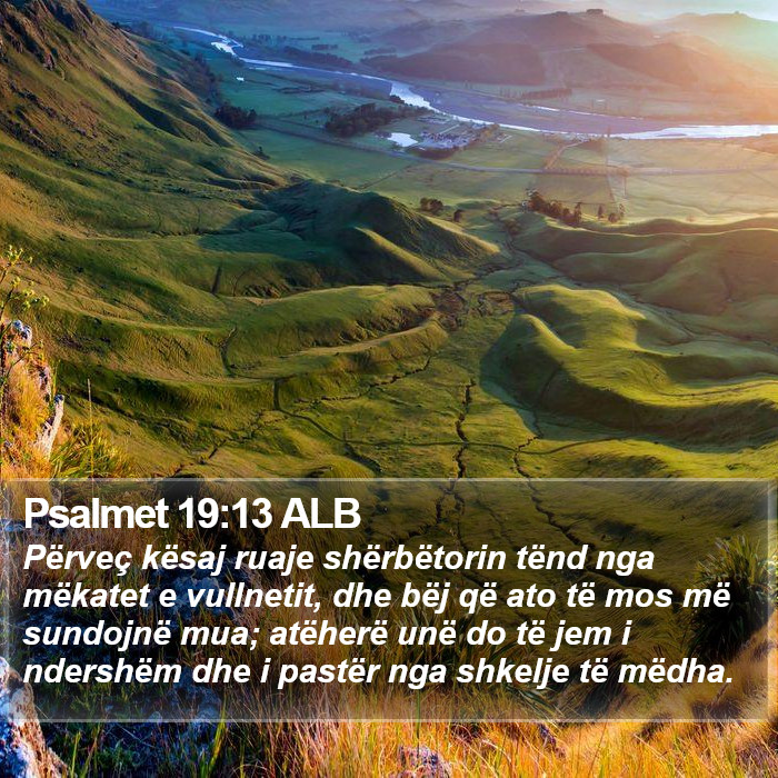 Psalmet 19:13 ALB Bible Study