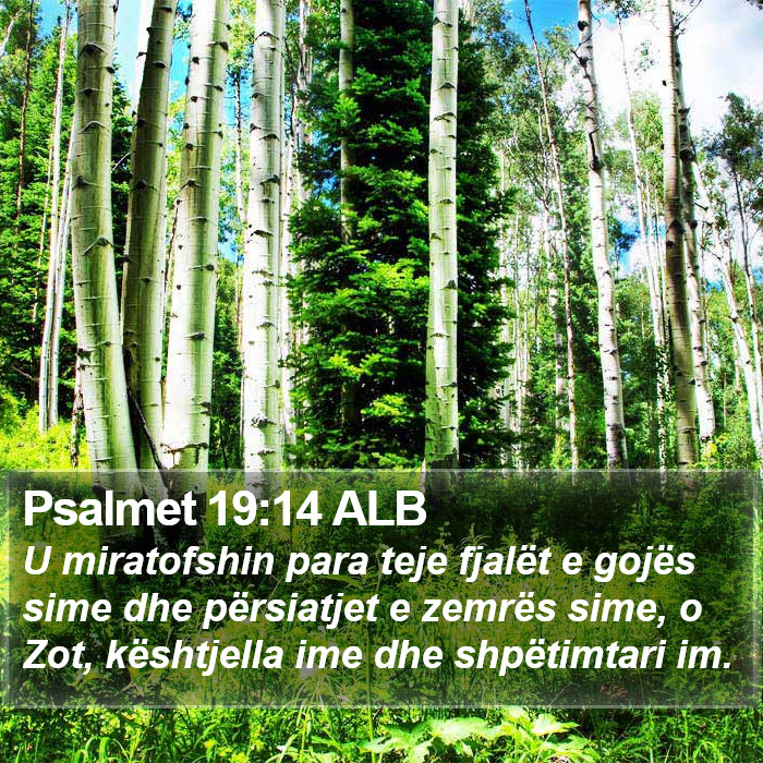 Psalmet 19:14 ALB Bible Study