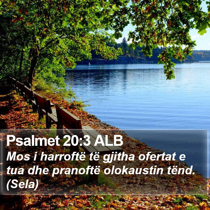 Psalmet 20:3 ALB Bible Study