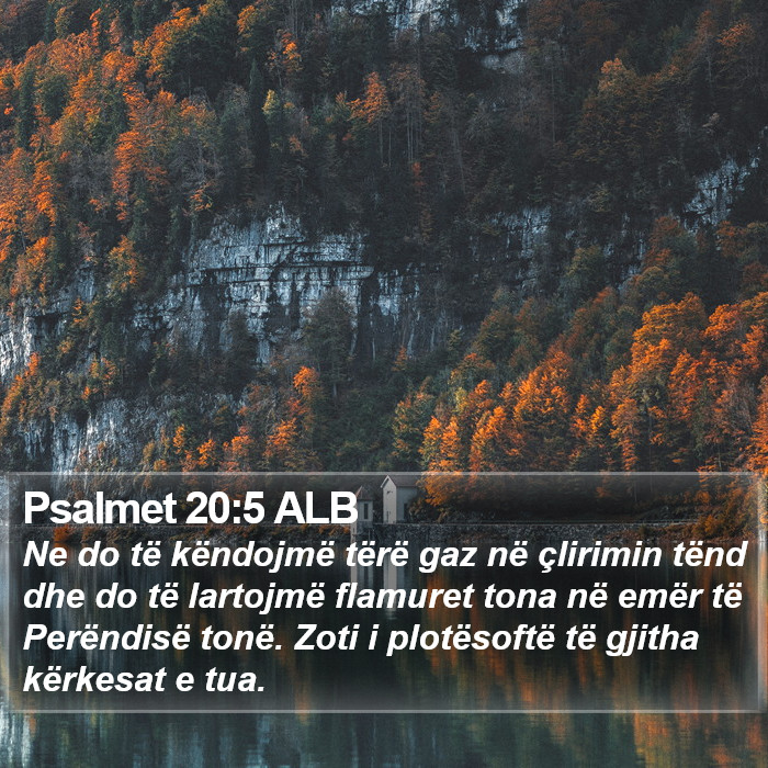 Psalmet 20:5 ALB Bible Study