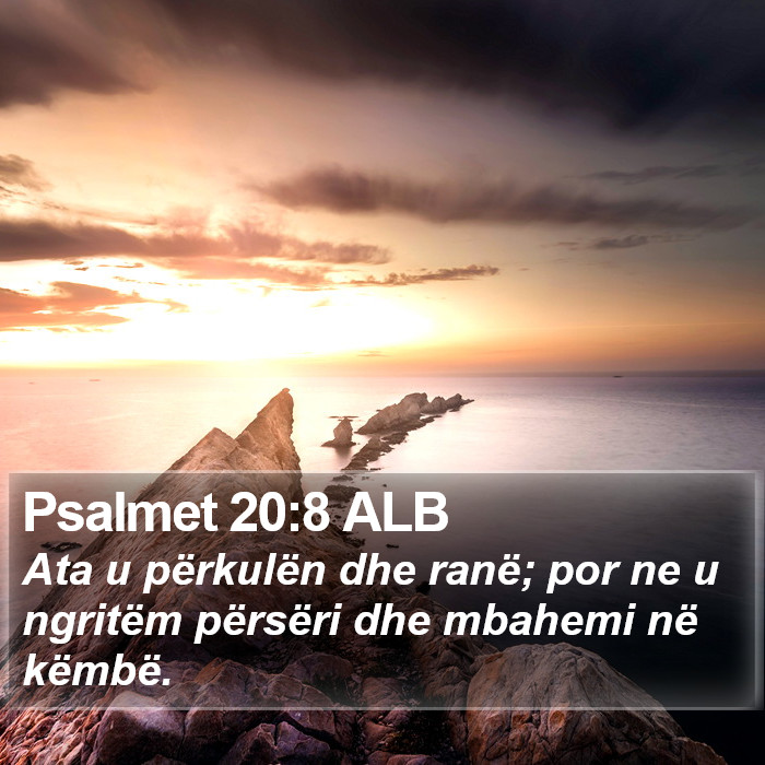 Psalmet 20:8 ALB Bible Study