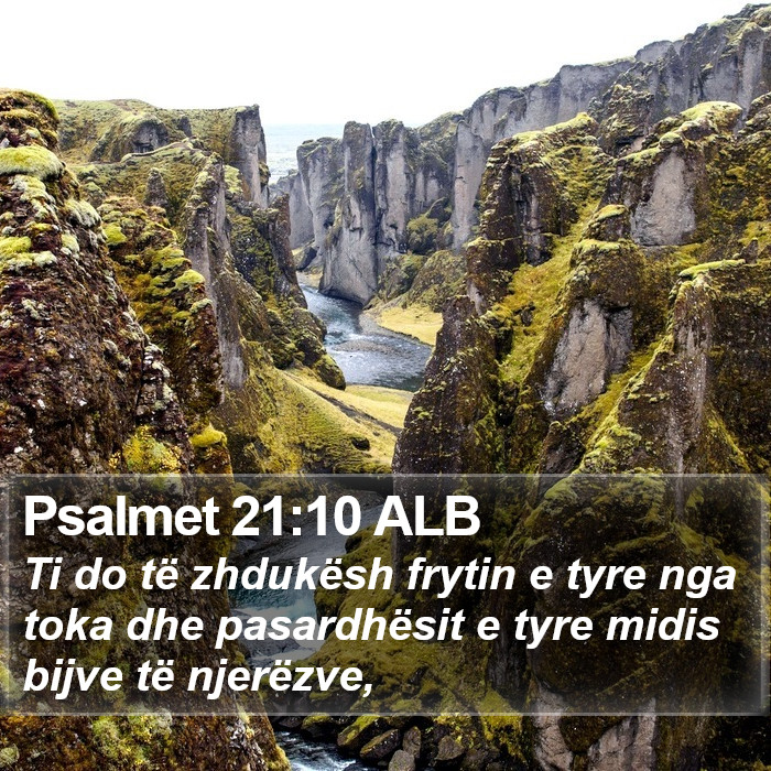 Psalmet 21:10 ALB Bible Study