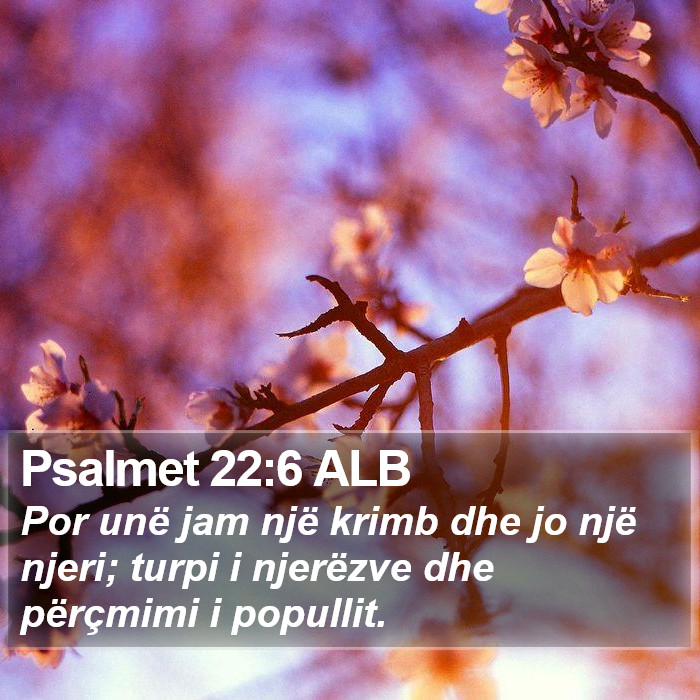 Psalmet 22:6 ALB Bible Study