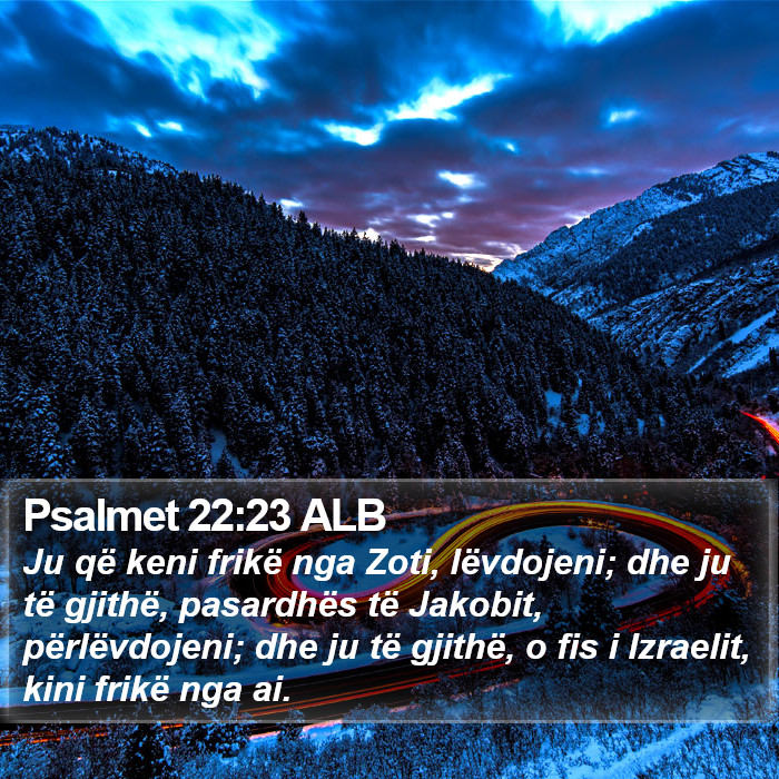 Psalmet 22:23 ALB Bible Study