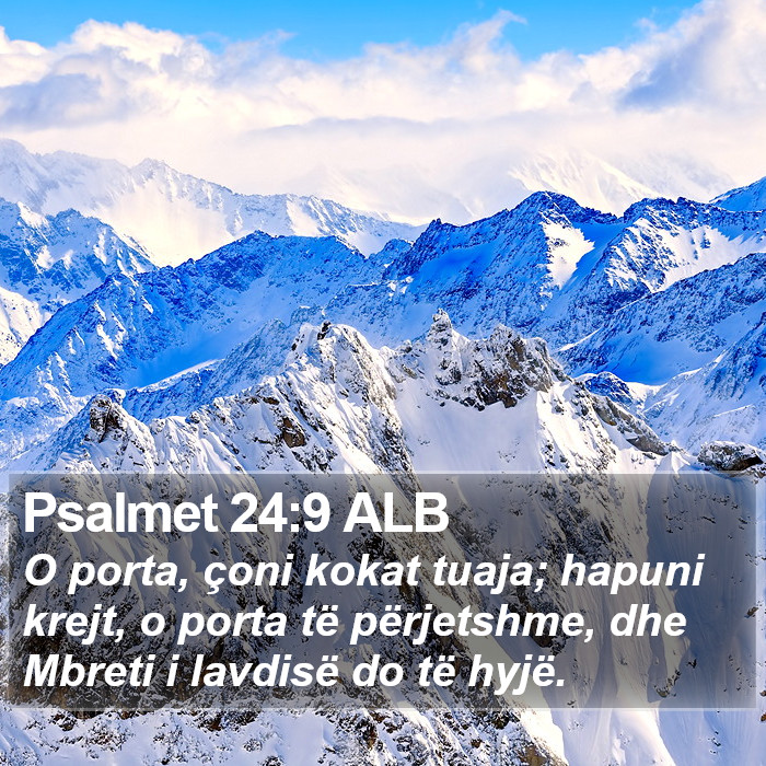 Psalmet 24:9 ALB Bible Study