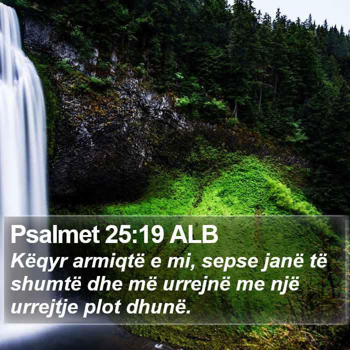 Psalmet 25:19 ALB Bible Study