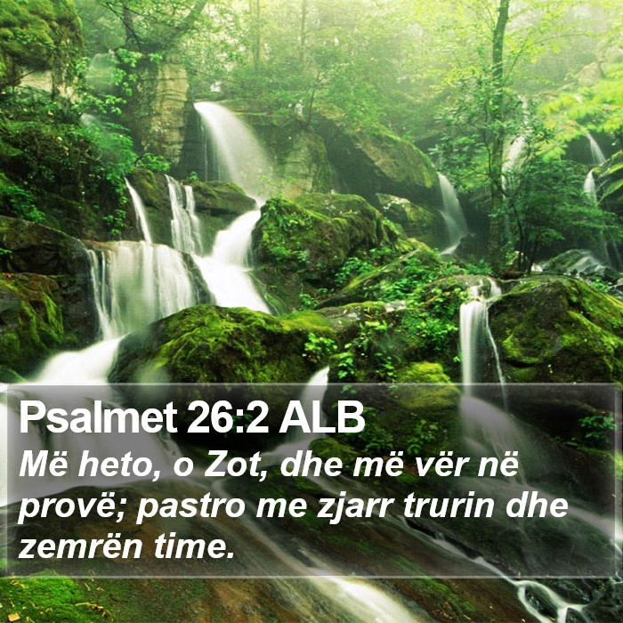 Psalmet 26:2 ALB Bible Study