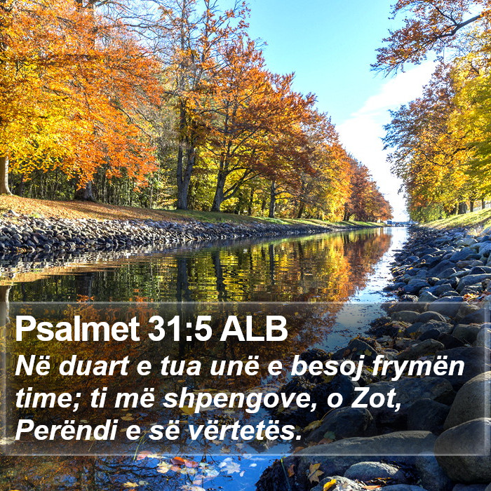 Psalmet 31:5 ALB Bible Study