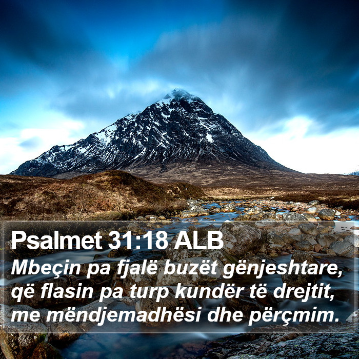 Psalmet 31:18 ALB Bible Study
