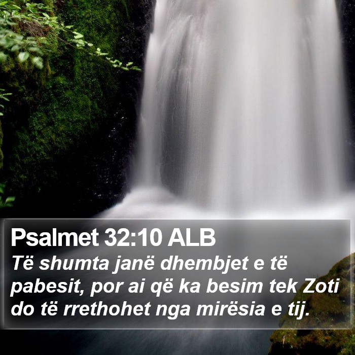 Psalmet 32:10 ALB Bible Study