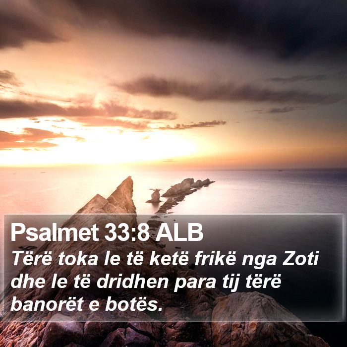 Psalmet 33:8 ALB Bible Study