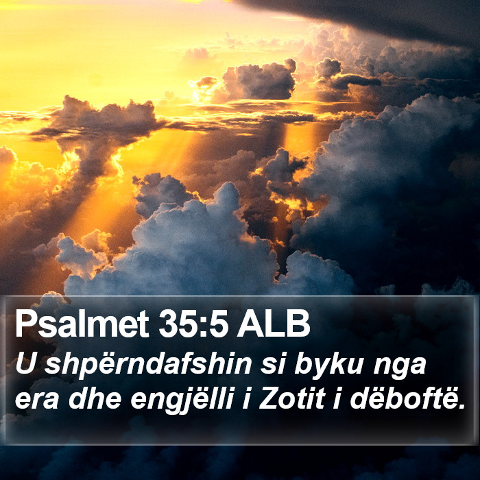 Psalmet 35:5 ALB Bible Study