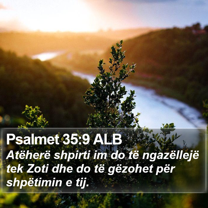 Psalmet 35:9 ALB Bible Study