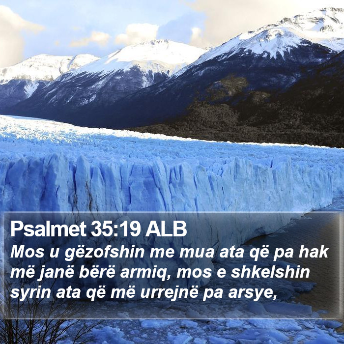 Psalmet 35:19 ALB Bible Study