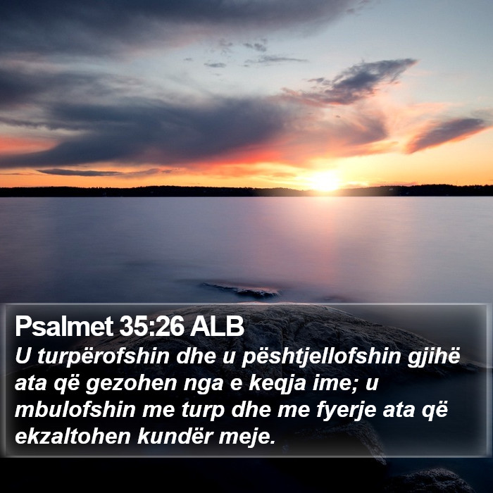 Psalmet 35:26 ALB Bible Study