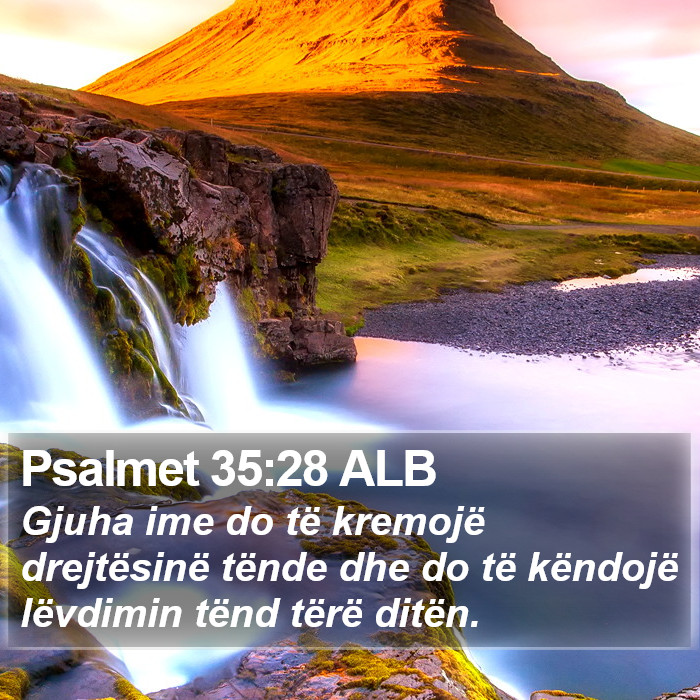 Psalmet 35:28 ALB Bible Study